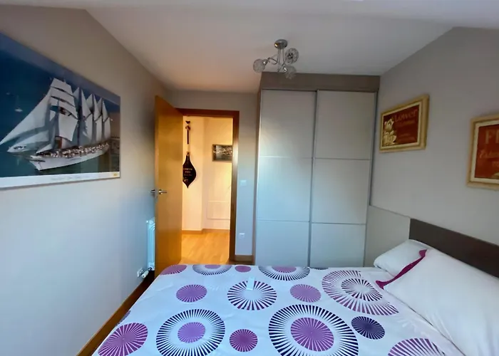 Galiciaguesthome Atico Silgar Vistas Con Terraza شقة